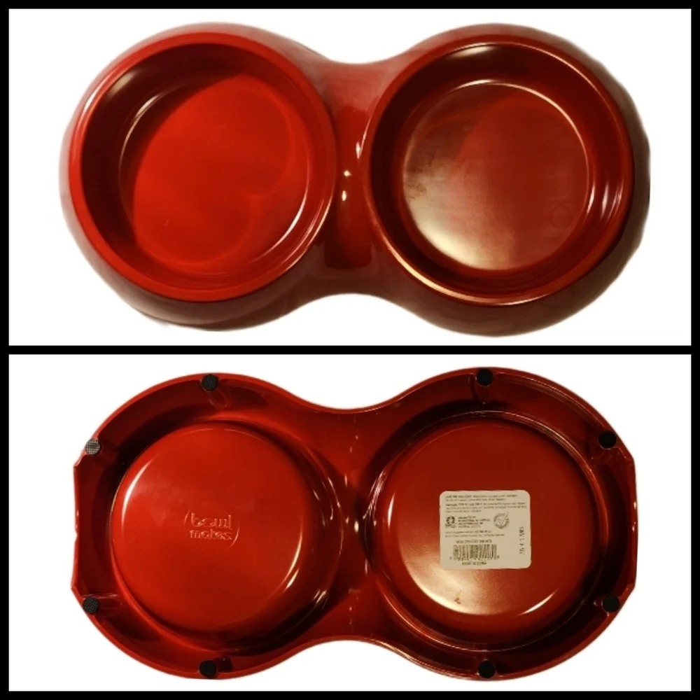 13-Pc Pet Bowl Set with 2 Sizes~Extra Bowls & Lid